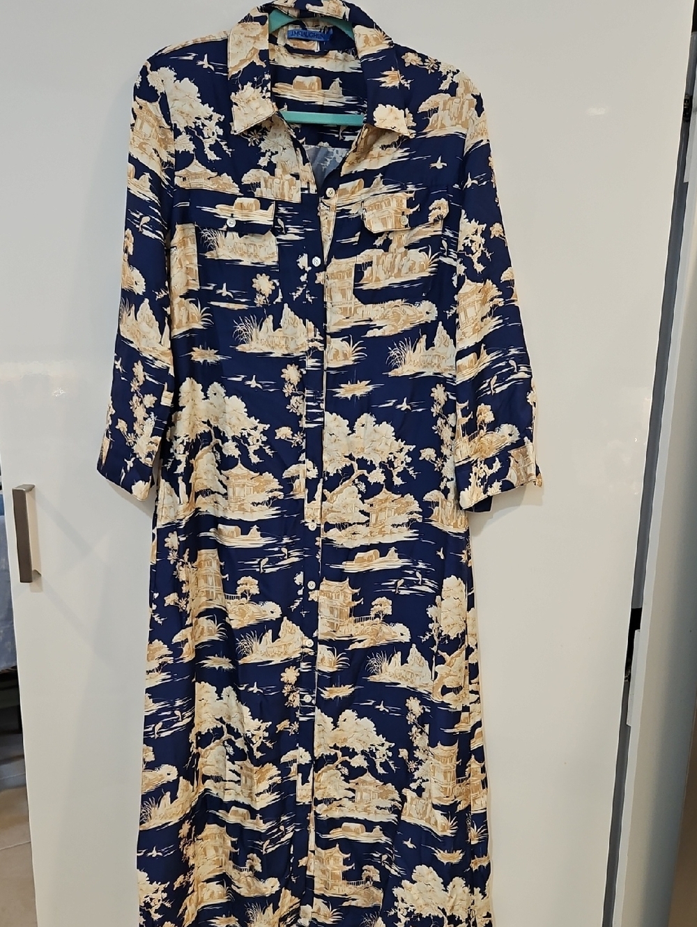 J. McLaughlin Button Front Midi Dress